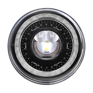 En iyi 7 "LED farlar Emark nokta Z Cut-Off yüksek/düşük işın dönüş sinyali ile beyaz DRL Halo klasik arabalar için gelişmiş LED far - Product Image 2