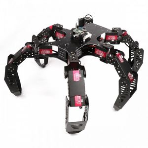 18DOF Hexapod <strong>Robot</strong> <strong>Spider</strong> <strong>Robot</strong> 2DOF PTZ with Main Board for Raspberry Pi 4B/2G Finished