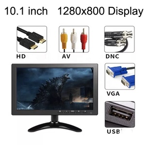 Car Home Store Use 10.1 Inch Display Mini VGA HD Input With Screen Dvd Player <strong>Function</strong> Small Home Desktop LCD <strong>Computer</strong> <strong>Monitor</strong> - Product Image 5