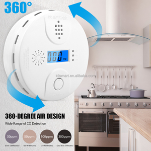 LCDCO検出器センサー内蔵85dBサイレンサウンド独立一酸化炭素中毒警告アラーム検出 - Product Image 2