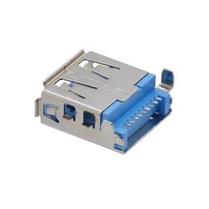 Conector hembra USB 3,0 de montaje medio Kandens, Conector de Puerto USB A de 9 pines para placa base, Conector de receptáculo tipo A para sistema integrado - Product Image 2