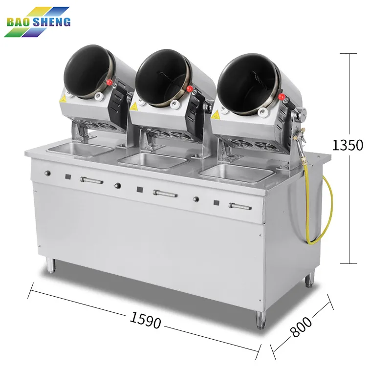 Mesin memasak makanan harga rendah 6 liter alat masak Robot listrik multifungsi mesin pembuat memasak otomatis