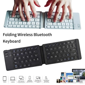 Mini teclado plegable inalámbrico Bt Teclado plegable portátil para iPad Tablet SmartPhone - Product Image 6
