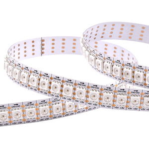 חם נמכר adc5v 34 w/m ip20 עמיד למים <span class=keywords><strong>ul</strong></span> <span class=keywords><strong>ul</strong></span> דיגיטלי sk9822 144 <span class=keywords><strong>rgb</strong></span> 144 פיקסלים חכם הוביל רצועת אור
