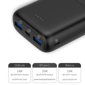 QC 3.0 Fast Charge <strong>Power</strong> <strong>Bank</strong> Mini Electronic Mobile Phone Fast Charging Slim Size Type C Portable 10000mah <strong>Power</strong> <strong>Bank</strong> - Product Image 5