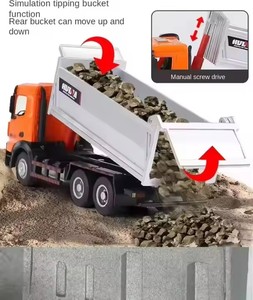 1/14 RC Semi-Alloy Muldenkipper 2.4G Programmierung Demonstration Schaufel Engineering Bau modell