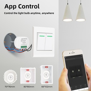 SLS 2-Way <strong>ZigBee</strong> Smart Light Switch <strong>Module</strong> Energy Monitor for Tuya Remote Control Alexa Google Voice for Smart Home Automation - Product Image 4