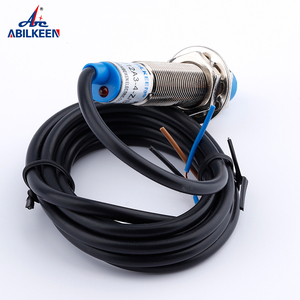 Sensor inductivo de detección, interruptor electrónico de proximidad NPN de 6V-36V de CC, 4mm de distancia y 12mm de apertura normal