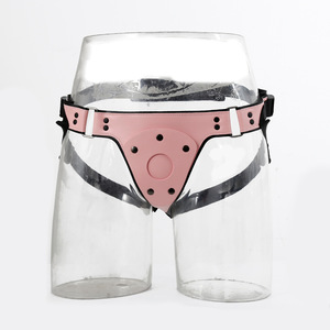 宁浩新款调情性感内衣吊带假阳具振动器贞操带皮革束缚女性