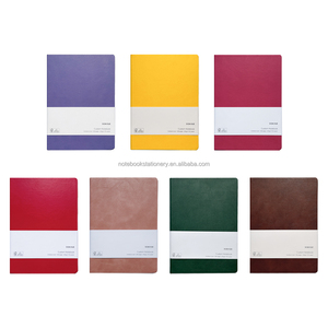 Taccuino personalizzato in pelle A6 A5 B5 con tasca posteriore e fascia elastica - Product Image 6