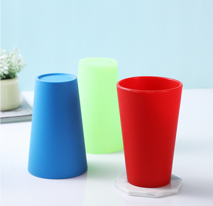 カラフルなシリコン飲用カップ壊れないシリコンマグカスタム再利用可能なコーヒーカップコーヒーミルクティーカップ家庭用キッチン用 - Product Image 2