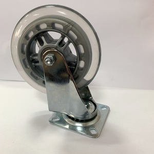 कार्यालय चेयर कैस्टर पहियों सर्वश्रेष्ठ काले 3 इंच डेस्क चेयर व्हील भारी शुल्क फर्नीचर पारदर्शी pccster - Product Image 5