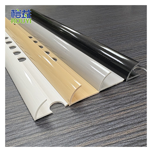 Nhà máy trực tiếp bán đá cẩm thạch kết cấu vòng hình dạng nhựa gốm chuyển tiếp Dải PVC biên giới gạch <span class=keywords><strong>TRIM</strong></span> - Product Image 6