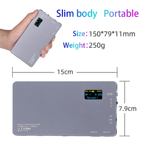 Portable Dimmable Mini Tripod <strong>LED</strong> <strong>RGB</strong> Light Kit Adjustable Pocket Studio Fill LR135 12V Power for Phone &amp; Video Metal Material - Product Image 2