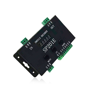 Заводская цена сигнала управления PWM 24 канала цифровой светодиодный DMX512 контроллер декодер для DMX RGB светодиодные полосы - Product Image 1