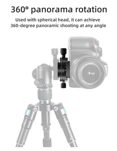Tripodlar Monopods panoramik yuvarlak Tripod hızlı yayın kelepçe arca-swiss standart 38mm yuvası kolay ve hızlı işletilen kelepçe dağı - Product Image 5