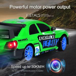 Lehoo รถดริฟท์บังคับวิทยุ1/24 2.4GHz 4WD รีโมทคอนโทรลแข่งรถบนถนนพร้อมไฟ LED - Product Image 4