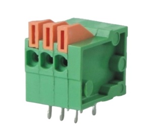 High Quality Pitch 2.54mm Screwless <strong>Spring</strong> Clamp <strong>Terminal</strong> <strong>Blocks</strong> 300V/2A Pcb <strong>Terminal</strong> <strong>Block</strong> - Product Image 1