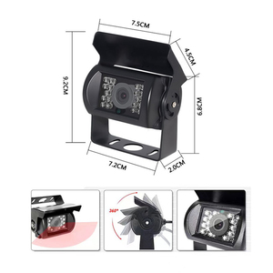 Sao lưu hệ thống <span class=keywords><strong>Camera</strong></span> Kit 7inch LCD Monitor LED hiển thị góc rộng 18 IR tầm nhìn ban đêm đậu xe phía sau xem máy ảnh xe đảo ngược Viện trợ - Product Image 6