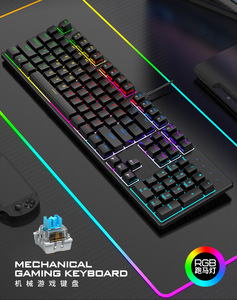 Gaming Mechanical <strong>Keyboard</strong> Blue Switch <strong>Keyboard</strong> Wired RGB for Desktop Computer Latest Mechanical Cheap and Flexible <strong>Notebook</strong> - Product Image 4