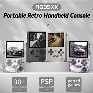 RG35xxハンドヘルドゲームプレーヤー3.5インチ画面64GB PSP 5000ゲームミニレトロクラシックビデオポータブルゲームコンソール