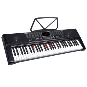 Piano con teclado estándar para estudiantes, 61 teclas con función de iluminación, reproductor de música - Product Image 1