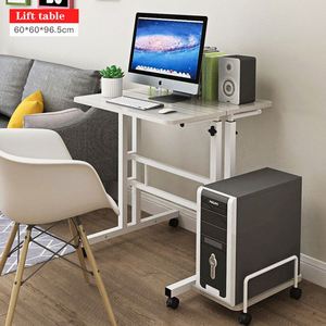 Escritorio de pie, diseño de mesa de ordenador, escritorio moderno simple, portátil, ergonomía móvil, mesa de casillero de oficina - Product Image 2