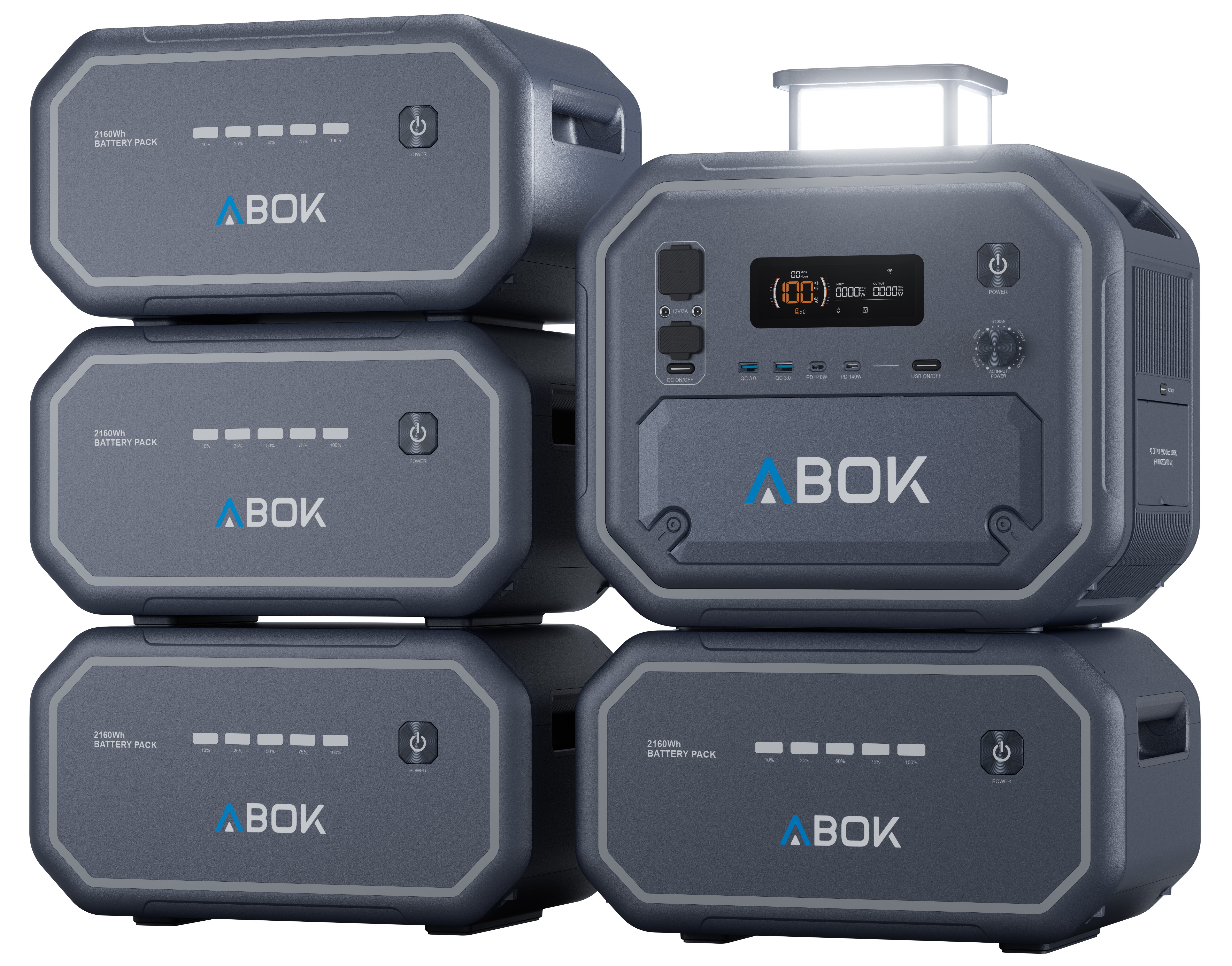 Ark2500 with 4 pcs Ark2500E (5x2160Wh)