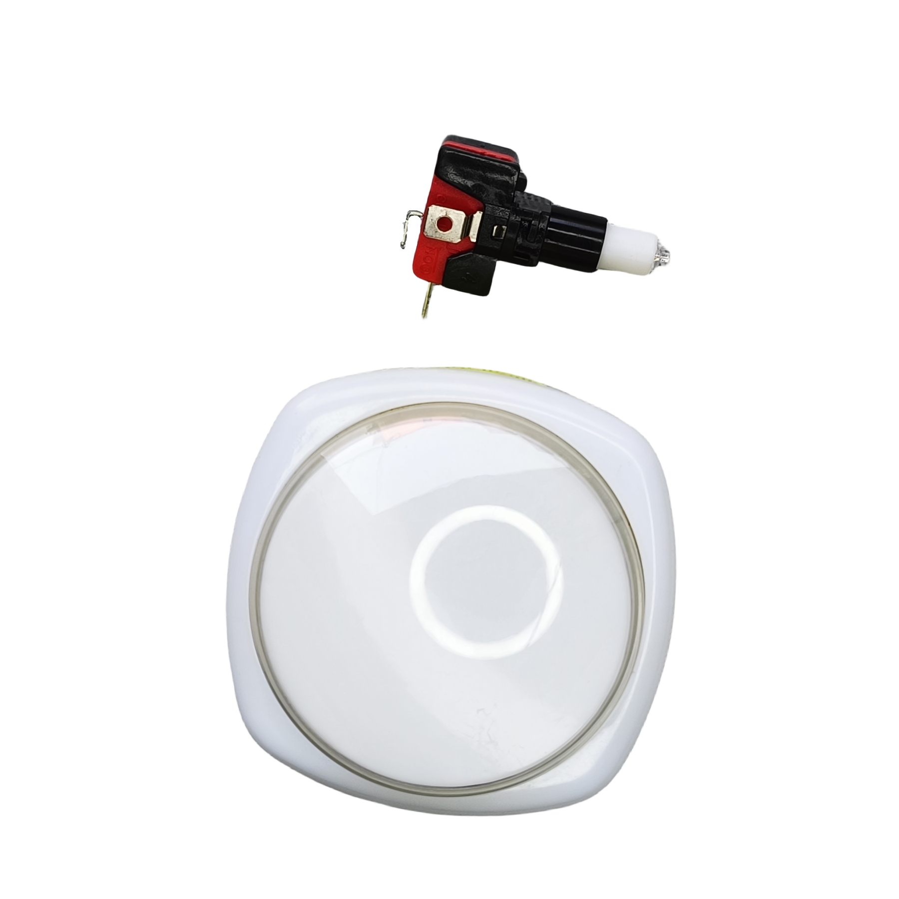アーケードギフトマシン用LEDイルミネーションプッシュボタン付き82mmスタートボタンHappy in the Balls - Product Image 4