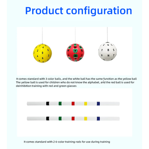 Marsden Ball Manual Training Ball Disinhibition Training Hand-eye-brain Coordination <strong>Perception</strong> Behavior Visual Training Ball - Product Image 3