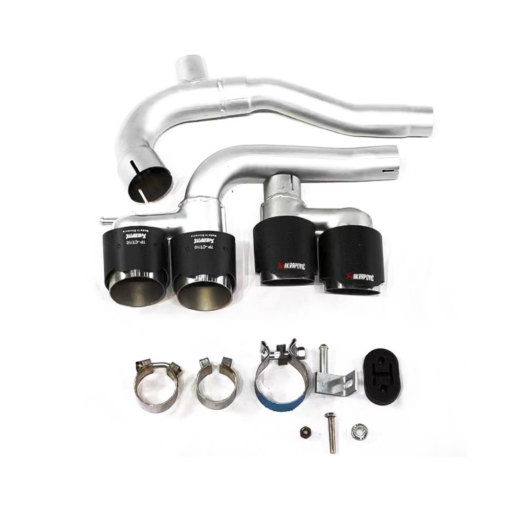 Double-out/four-out simple exhaust-carbon fiber