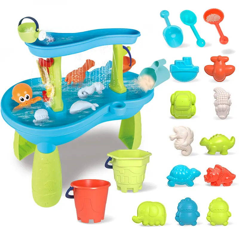 Allogogo yeni moda çocuklar plaj oyuncak yaz açık bahçe kaliteli toptan masa su oyunu çocuk için oyuncak