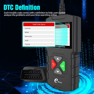 EDIAG YA201 2025 Car Diagnostic Tool Scanner Check Engine Fault Code Reader Full OBDII Functions 10 Modes Obd2 <strong>O2</strong> <strong>Sensor</strong> <strong>Test</strong> - Product Image 4