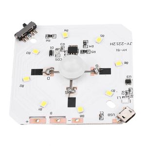 Sensore di movimento PIR LED HumanBody a induzione infrarossa luce notturna circuito scheda USB ricarica lampada ricaricabile modulo di controllo - Product Image 1