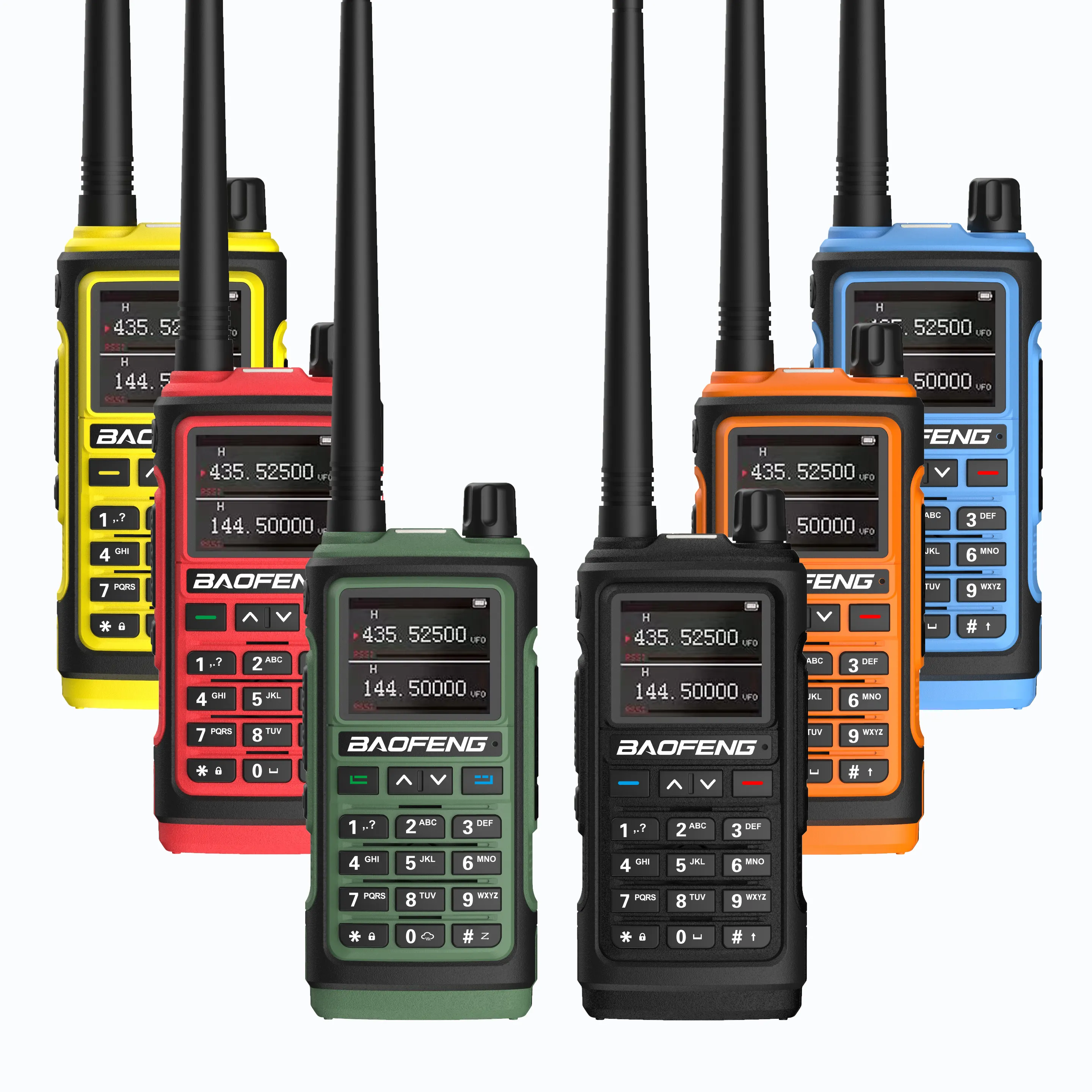 Vertex Baofeng UV-17H UHF VHF Ham Radio dua arah, Radio 5W Jarak Jauh Baofeng UV-17 Dual Band Walkie Talkie