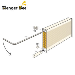 Nghề nuôi ong khung tự động tự chảy mật ong chảy Bee Hive với 7 cái chảy khung cho thu hoạch mật ong - Product Image 6