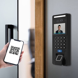 Teclado biométrico RFID Control de acceso de huellas dactilares Abridor de puerta automático Cerradura Sistema biométrico de entrada RFID