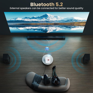 Proyector WiFi Tripsky Smart LCD Beam Video LED Proyector Android Home Smart 3D Mini 4K Proyectores - Product Image 5