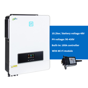 4.2KW 6.2KW 10.2KW MPPTデュアルPV入力オンオフグリッド24V 48Vデュアル出力ハイブリッドソーラーインバータWifi付き純粋な正弦波 - Product Image 2