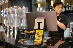 <span class=keywords><strong>Tablet</strong></span> <span class=keywords><strong>PC</strong></span> Android Jaringan Berdiri Bentuk L 8/10.1/14/15.6 Inci, Terminal Multimedia, Mesin Penilaian Layanan - Product Image 6