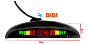 Kit de Sensor de Aparcamiento de Coche, Dispositivo Impermeable con Pantalla LED, 4 Sensores, Sistema de Monitoreo de Radar de Respaldo Inverso, Retroiluminación de 22mm, 12V - Product Image 2