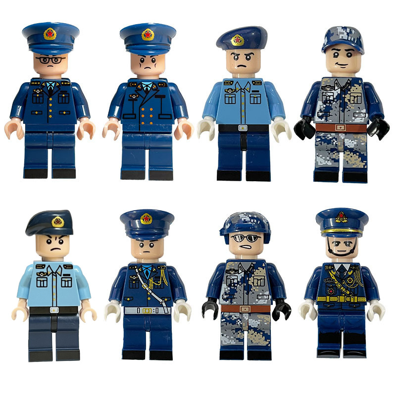 Paquete de 8 miniaturas de la Fuerza Aérea