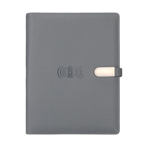 Bloc de notas móvil de carga inalámbrica personalizado, cuaderno de hojas sueltas de negocios con disco U, logotipo imprimible, tipo de cuaderno, producto - Product Image 4