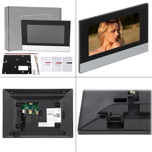 Original Hik oem ds-kh6320-wte2 visión de 2 puerta sistema de intercomunicación ds-kis602 ds-kis202 video de la puerta teléfono video de la puerta