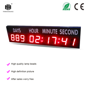 [Orologio digitale hong orologio conto alla rovescia LED Timer digitale supporta Hao interno a infrarossi personalizzato] Multi-funzione 4 pollici 9-bit rosso - Product Image 4