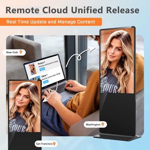 32 43 50 55 65 75 85 Zoll Windows <span class=keywords><strong>Android</strong></span> Touchscreen-Kiosk Display Werbeplayer LCD Indoor-Bodenständer Digitale Beschilderung - Product Image 4