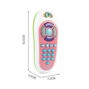 Bebek uzaktan oyuncak yürümeye başlayan müzikal öğrenme için benzersiz öğrenme uzaktan düğmeler yanıp sönen ışıklar ile bebek müzik melodileri oynar - Product Image 5