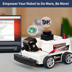 Raspberry Pi 5 Roboter-Erweiterungskabel Onboard-Coder Motor PWM Servo Lidar RPi 5 Netzteil Protokoll für MicroROS ROS2