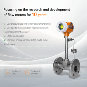 Dễ dàng cài đặt xung RS485 tín hiệu đầu ra gas Vortex Flow Meter cho hơi nước thế hệ - Product Image 3