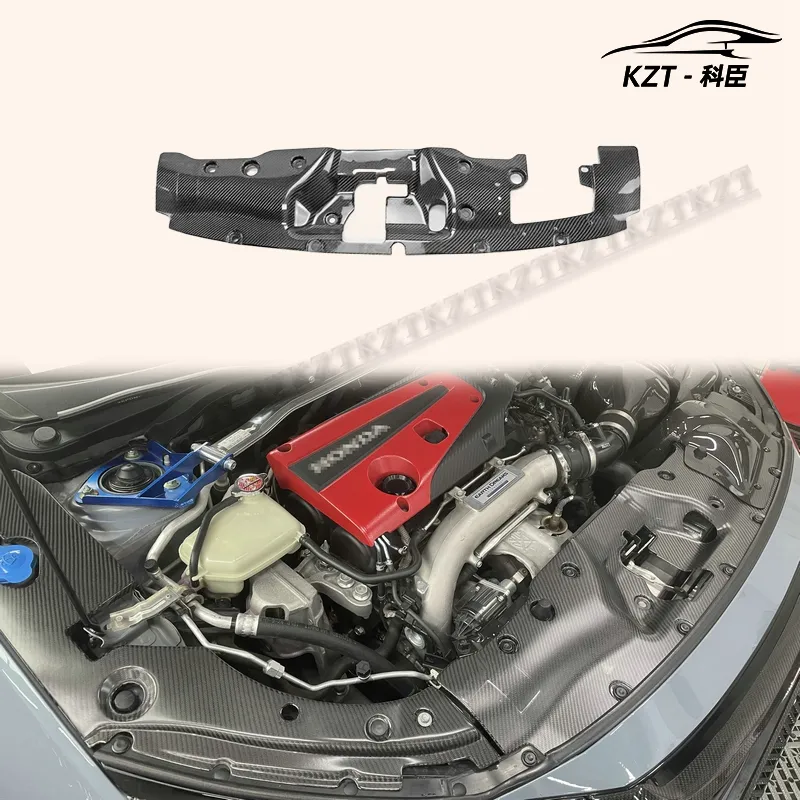 Para HONDA Carbon Fiber 17 en adelante Civic Type R FK8 Panel de refrigeración frontal Modificación y personalización de alta calidad